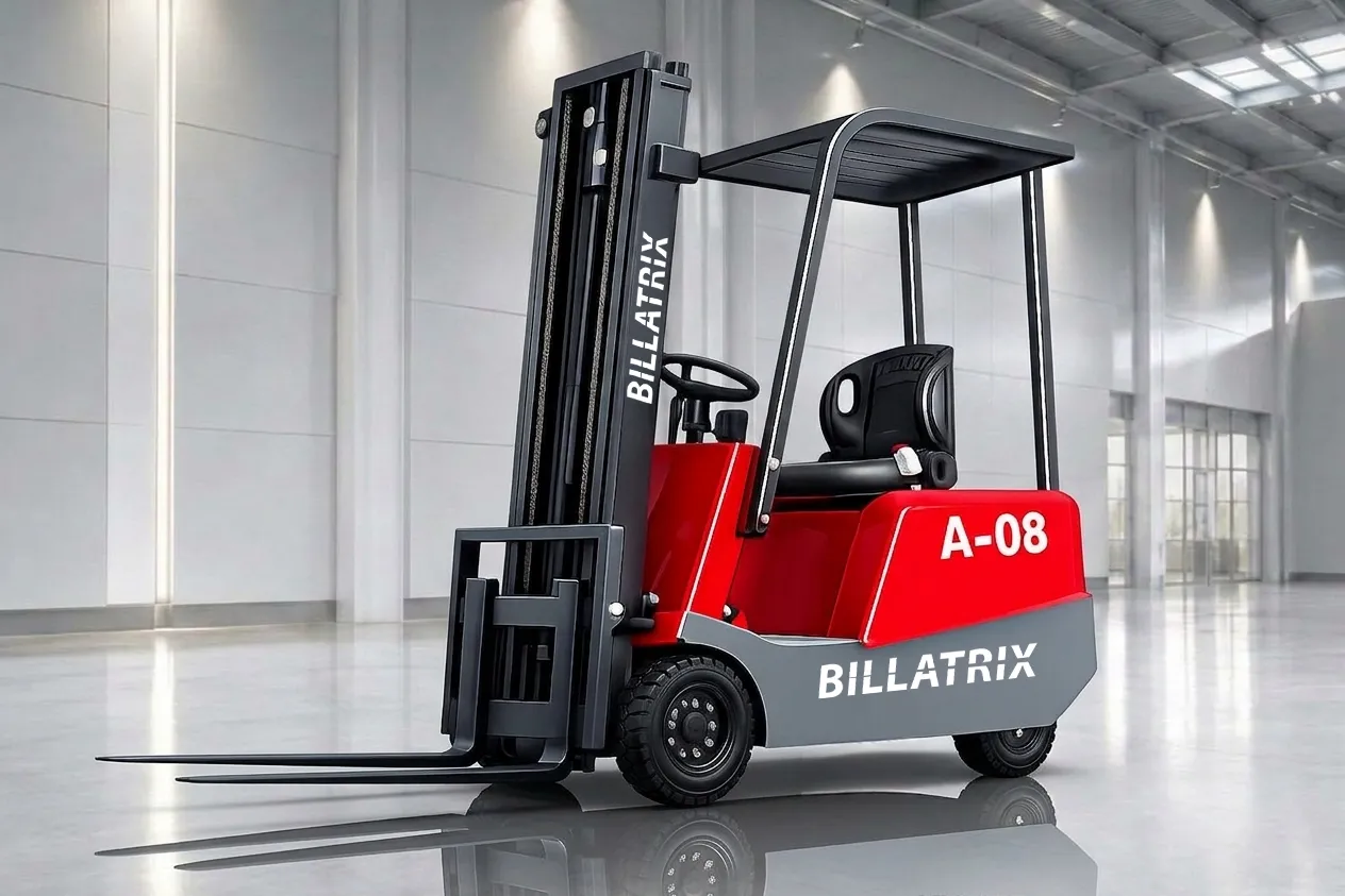 BILLATRIX A-08 Вилочный электрический погрузчик, грузоподъемность 800 кг, 3 метра