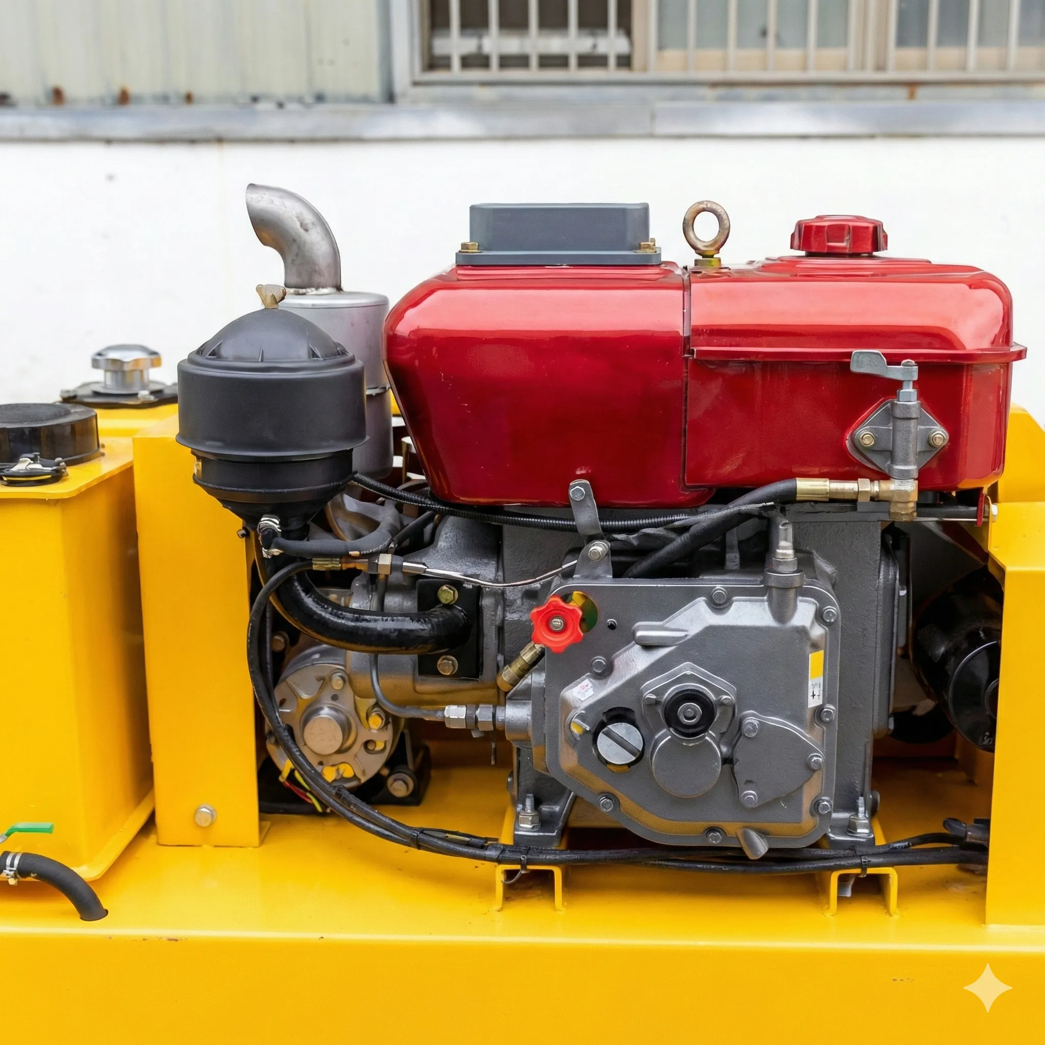 BILLATRIX HT-JS800C Ручной дизельный каток с водяным охлаждением 520 кг 