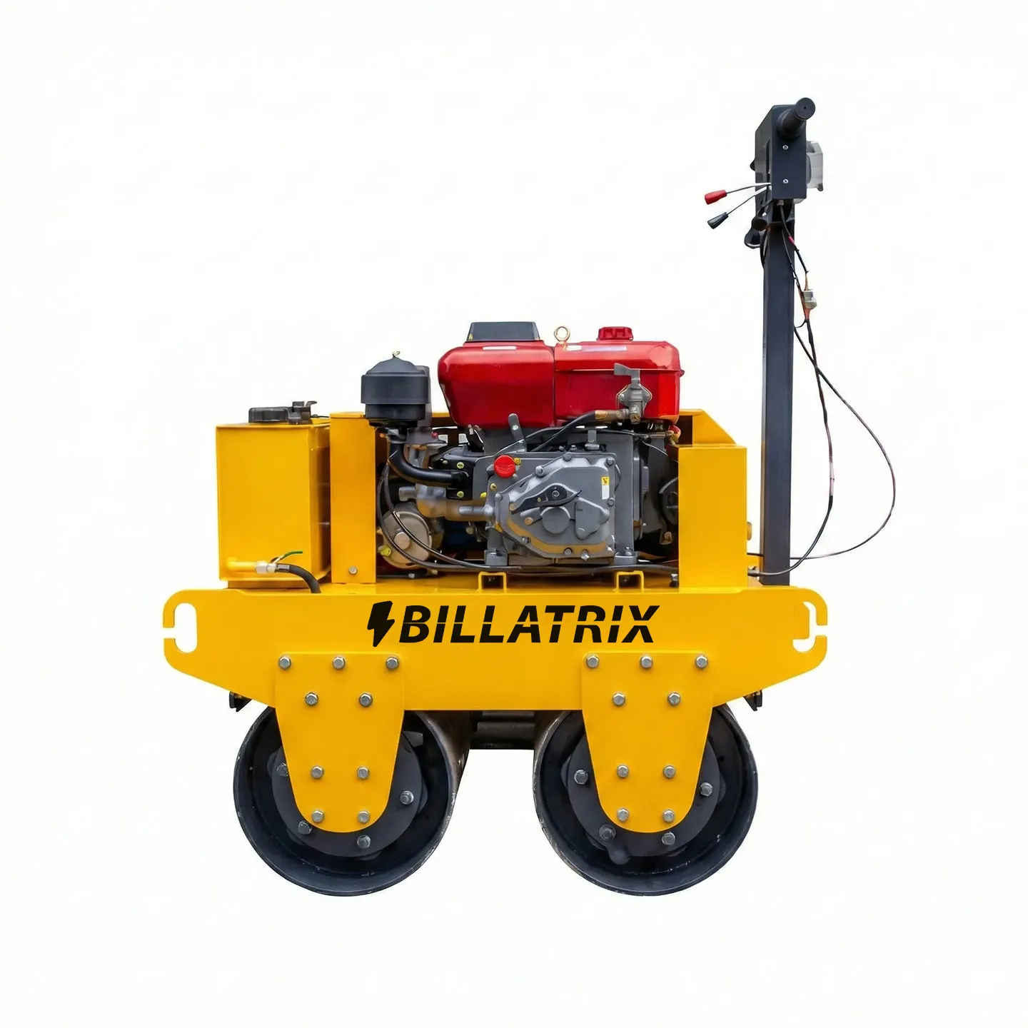 BILLATRIX HT-JS800C Ручной дизельный каток с водяным охлаждением 520 кг 