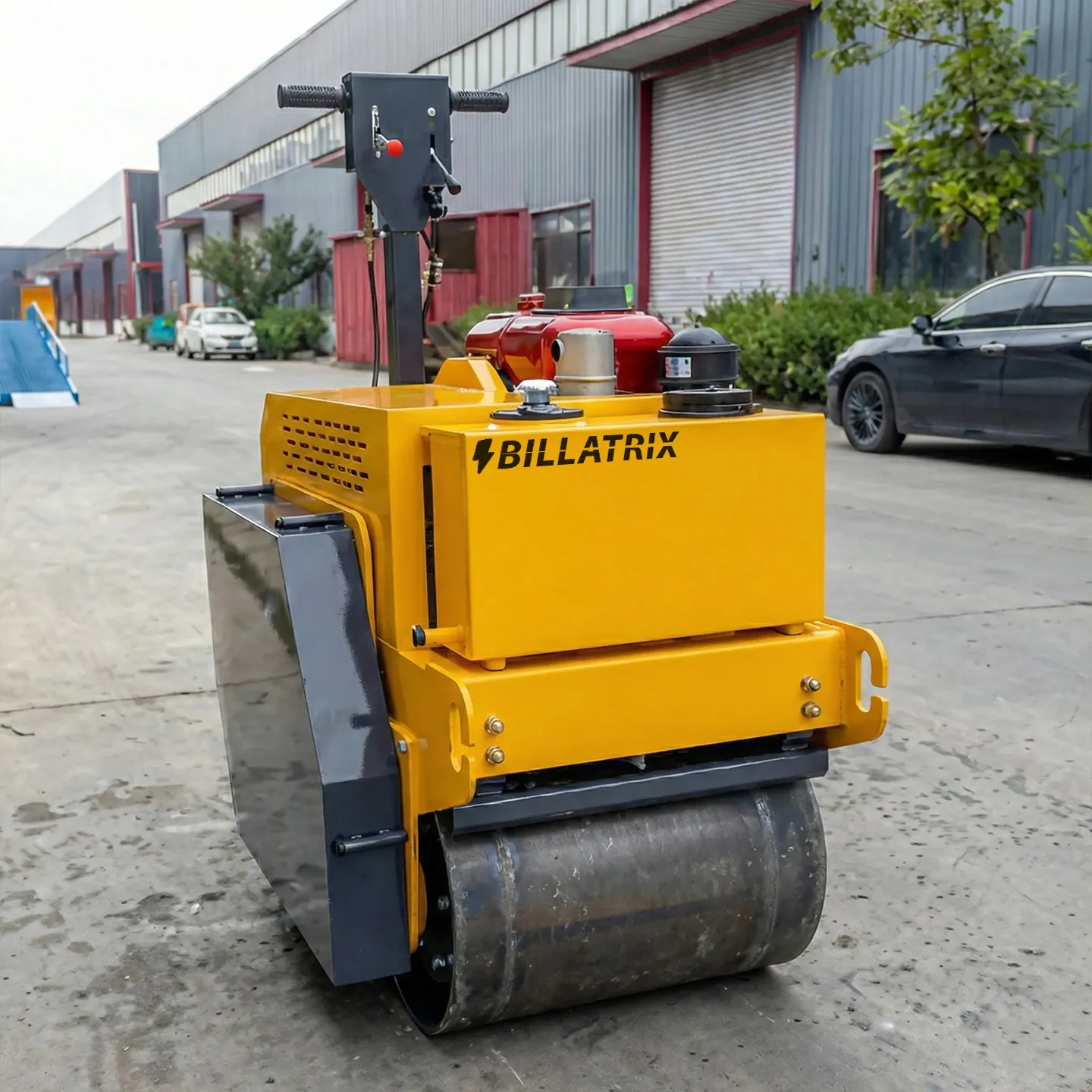 BILLATRIX HT-JS800C Ручной дизельный каток с водяным охлаждением 520 кг 