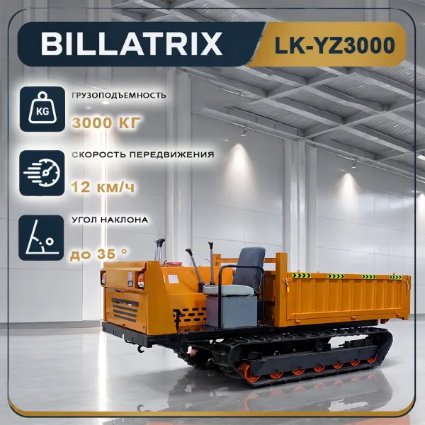 BILLATRIX LK-YZ3000  дизельный думпер самосвал, грузоподъемность 3 тонны